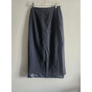 Y2k Talbots Buckle Wool Skirt Women's Size 4 Petite